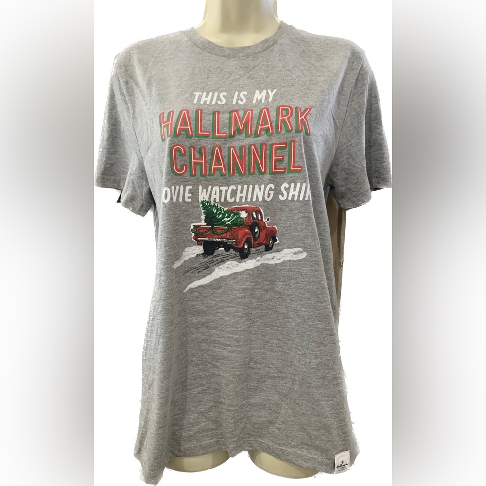 Hallmark “This Is My Hallmark Channel Movie‎ Watching Shirt” Size Small EUC